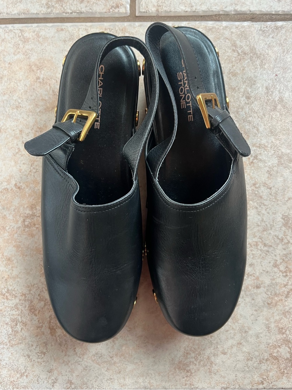 CHARLOTTE STONE Sz11 Jona Studded Clog - Picture 5 of 8